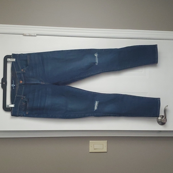 7 for all Mankind Ankle Skinny Jeans 30 - Picture 1 of 7